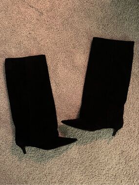 Steve Madden LUCA black suede boot